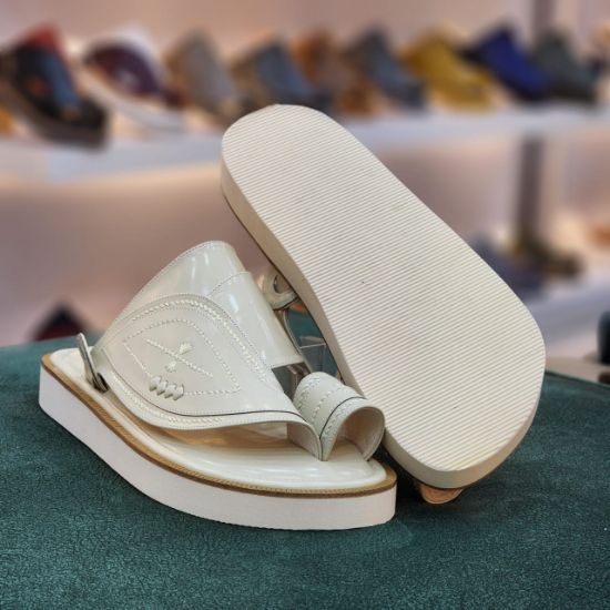 صورة حذاء زبيري مطرز وطني ارضيه دبل و 172